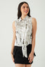 Black Cargo Pocket Bengaline Skirt