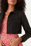 Black Cropped Denim Jacket