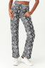 Snake Print Straight Leg Jean