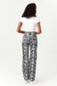 Snake Print Straight Leg Jean
