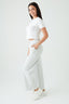 Light Grey Marl Casual Wide Leg Jogger