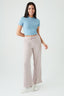 Cloudy Grey Casual Wide Leg Jogger