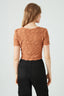 Tan Web Jacquard Tee