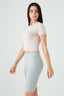 Grey Marl Longline Cycling Shorts