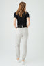 Light Grey Front Pocket Detail Cargo Trouser