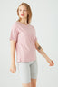 Pink Basic Oversized Cotton Tee