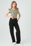 Khaki Frill Sleeveless Body