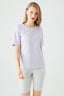 Lilac Basic Oversized Cotton Tee