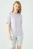 Lilac Basic Oversized Cotton Tee
