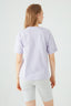 Lilac Basic Oversized Cotton Tee
