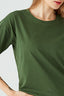 KHAKI BASIC OVERSIZED COTTON TEE