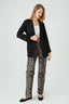 BLACK EDGE TO EDGE TEXTURED SOFT JACKET