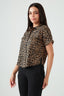 Multi Animal Print Double Pocket Shirt