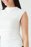 Ivory Grown On Crepe Vest
