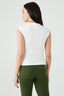 Ivory Grown On Crepe Vest