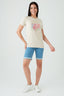 Neutral Dreams Happen Flower Tee