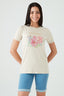 Neutral Dreams Happen Flower Tee