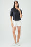 Darkwash Denim Boxy Shirt