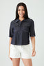 Darkwash Denim Boxy Shirt