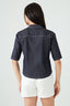 Darkwash Denim Boxy Shirt