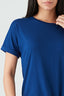 Indigo Tie Front Oversized Tee