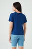 Indigo Tie Front Oversized Tee