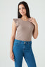 Hazelnut Frill Sleeveless Body