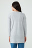 Grey Mix Rib Cardigan