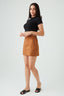 Tan Suede Skirt