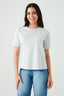 Light Grey Marl Basic Oversized Cotton Tee