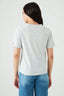 Light Grey Marl Basic Oversized Cotton Tee