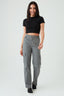 Charcoal Straight Leg Cargo Trousers