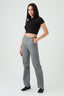 Charcoal Straight Leg Cargo Trousers