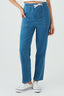 Midwash Drawstring Detail Jeans