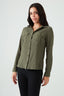 Khaki Double Pocket Long Sleeve Shirt