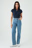 Midwash Braid Waist Belt Jeans