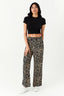 Multi Ethnic Wide Leg Soft Trouser - Select Fashion