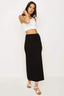 Black Basic Maxi Skirt - Select Fashion