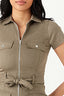 Light Khaki D-Ring Casual Bodycon Dress - Select Fashion