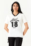 Optic White Sport Embroidered V Neck Tee - Select Fashion
