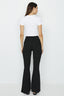 BLACK TEXTURED RIB FLARES - Select Fashion