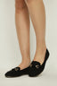 Black Goldline Covered Bar Trim Loafers - Select Fashion