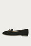 Black Goldline Covered Bar Trim Loafers - Select Fashion