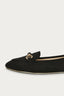 Black Goldline Covered Bar Trim Loafers - Select Fashion