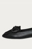 Black Bow Mix Heavy Loafers - Select Fashion