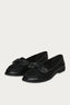 Black Bow Mix Heavy Loafers - Select Fashion