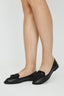 Black Bow Mix Heavy Loafers - Select Fashion