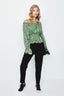 Multi Spot Print Bardot Blouse - Select Fashion