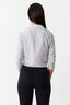 Grey Tie Front Woven Shirt - Select Fashion