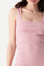 Pink Square Neck Rib Bodycon Dress - Select Fashion